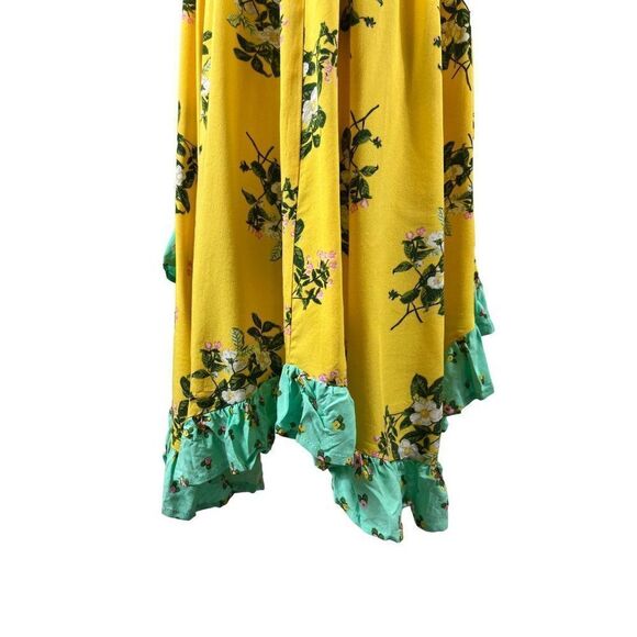 Matilda Jane Brilliant Daydream Hooked on a Feeling Yellow Floral Dress Medium - Picture 7 of 11